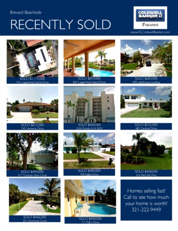 2017 Brevard Beachside Year End Real Estate Market Report